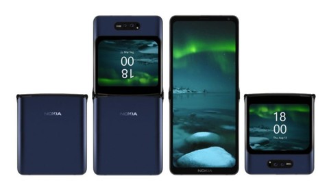 Bu da Nokia katlanabilir telefon!