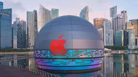 Apple'dan su üzerinde duran mağaza!