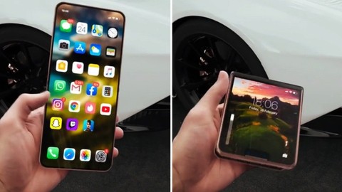 Karşınıza katlanabilir ilk iPhone modeli!