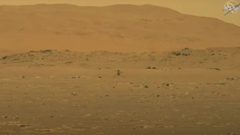 Mars'ta helikopter uçurdular! NASA aştı kendini!
