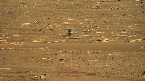 NASA Mars yüzeyinde drone uçurdu! (Video)