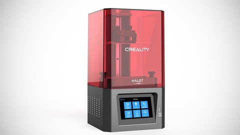 Sıvı malzemeye baskı alan yazıcı: Creality Halot One