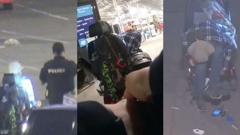 Bu kadarına pes! Polis tekerlekli sandalyedeki adamı kurşuna dizdi!