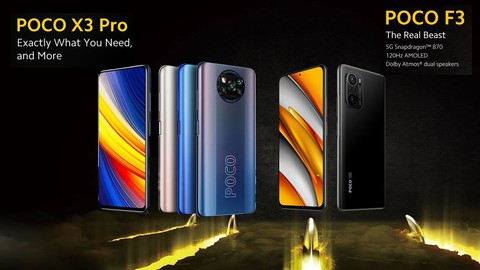 Poco X3 Pro ve Poco F3 yakında Android 12 tabanlı MIUI 13 güncellemesini alacak!