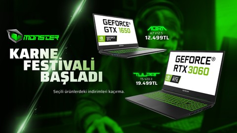 Monster Notebook Karne Festivali Başladı!
