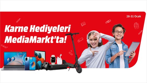 MediaMarkt'tan Ocak ayına özel karne hediyesi fırsatları