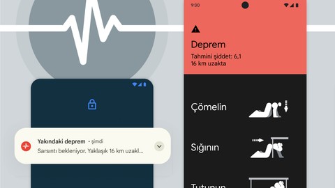 Google ile depremi önceden bileceksiniz
