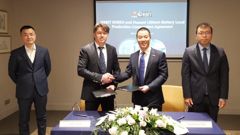 Huawei ve Orbit Enerji yerli lityum pil üretimi için birlikte çalışacak