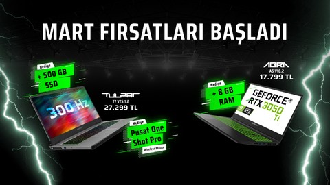 Monster Notebook’tan performans tutkunlarına ücretsiz RAM ve SSD yükseltme fırsatı!
