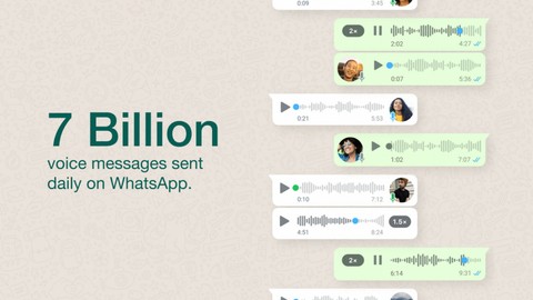 WhatsApp sesli mesajlar için yeni özelliklerini sundu!