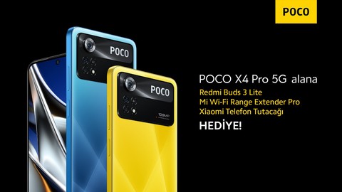 POCO X4 Pro 5G 7.899 TL'den başlayan fiyatıyla satışta