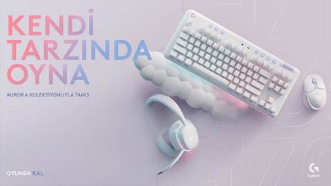 Logitech G, estetik ve inovatif teknolojinin bir arada buluştuğu Aurora Koleksiyonu’nu tanıttı