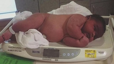 Dünyanın en ağır bebeği tarihe geçti! Kilosuyla herkesi şaşırttı