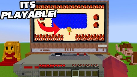 Orijinal 'Legend of Zelda', modlar kullanılmadan Minecraft'ta yeniden yapıldı
