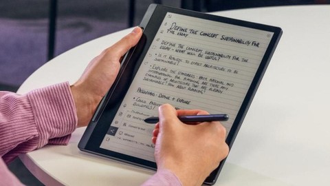 Lenovo’nun yeni elektronik not defteri Avrupa’ya ulaştı