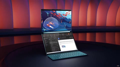 Lenovo’nun yeni çift ekranlı laptop modeli heyecan yarattı