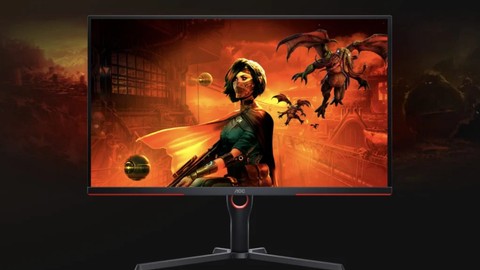 AOC U27G10 oyun monitörü 4K 160Hz paneliyle dikkat çekiyor