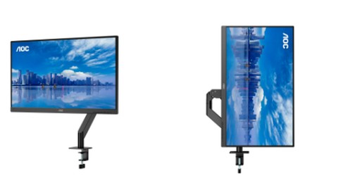 AOC'dan ergonomik 4K monitör