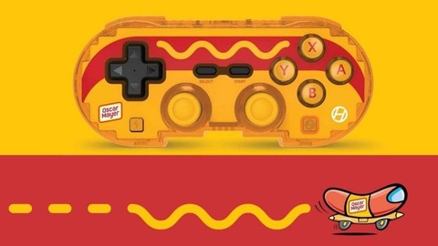 Nintendo Switch için sosisli sandviç temalı kontrol cihazı