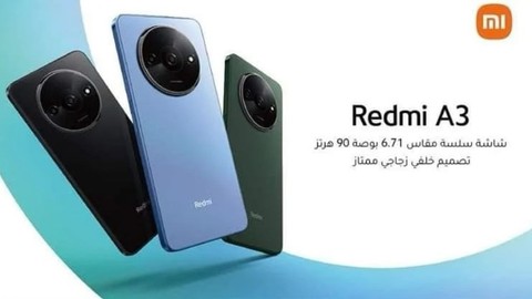 Redmi A3, 90Hz ekranı ve USB-C şarjıyla geliyor