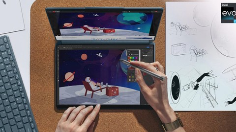 Lenovo'nun çift ekranlı OLED laptopu satışa çıktı