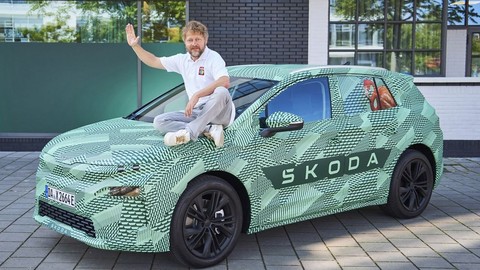 Skoda, kamuflajlı Elroq modelini gösterdi
