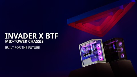 XPG’den ASUS BTF ALLIANCE İş Birliği İle Yeni Nesil Mid-Tower Kasa: INVADER X BTF