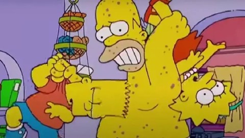 Yok artık, The Simpsons Maymun Çiçeği salgınını da bilmiş