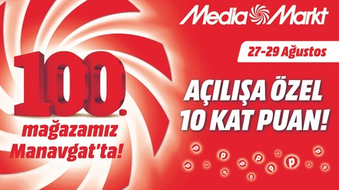 MediaMarkt 100. mağazasını Manavgat’ta açıyor