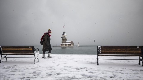 İstanbul için turuncu alarm, kar fırtınayla birlikte geliyor