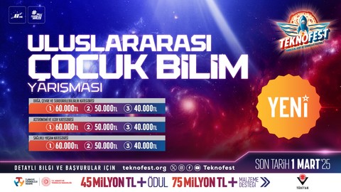 Geleceğin Bilim İnsanları Uluslararası Çocuk Bilim Yarışmasında Buluşuyor!