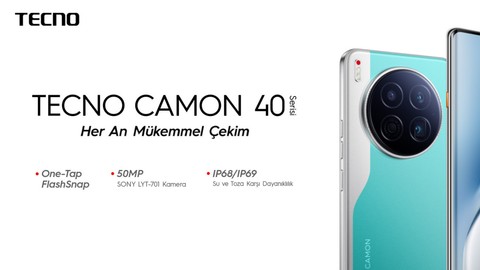 TECNO CAMON 40 Pro 5G rakiplerine fark attı