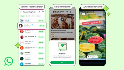 WhatsApp, yeni özelliklerle daha fazla kanal ve işletmenin bulunmasına yardımcı oluyor