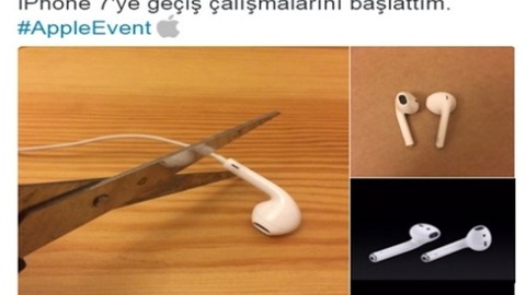 Apple ve yeni kulaklığı Airpods dalga konusu oldu