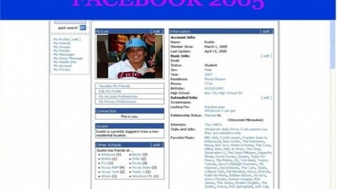 Dünden bugüne Facebook