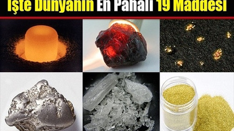 Dünyanın en değerli madenleri!