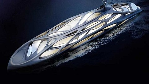 Zaha Hadid’in megayat tasarımı