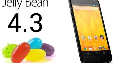 Android 4.3, Nexus 4'te ortaya çıktı