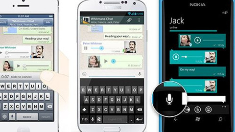 Whatsapp'e sesli konuşma özelliği