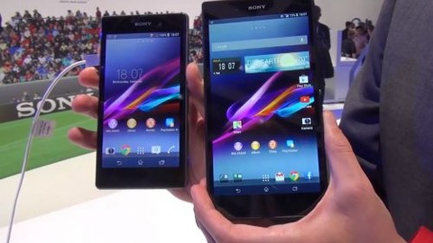 Xperia Z1 ve Xperia Z Ultra şaşırtan ekran karşılaştırması!