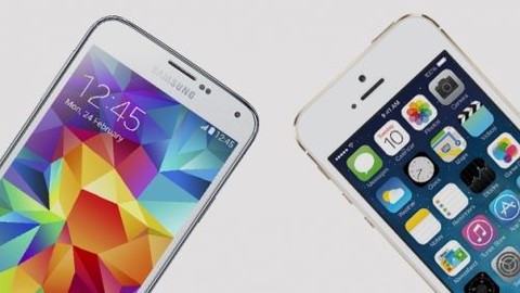 Parmak izi tarayıcı savaşı: iPhone 5S vs Galaxy S5! Video