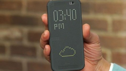 HTC One M8'in Dot View kılıfı güncellendi