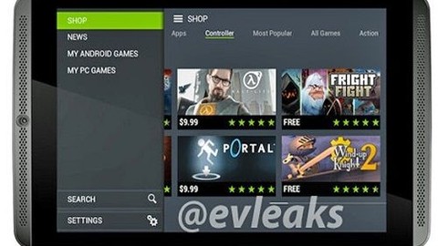 Nvidia'nın oyun tableti sızdı