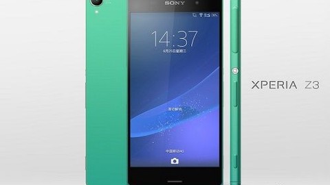 Xperia Z3'ün sızan görüntüleri birçok renkte sergilendi