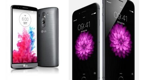 LG G3 ve iPhone 6 karşılaştırma