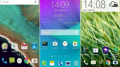 Android Lollipop-TouchWiz-Sense-LG ve Xperia arayüz karşılaştırması [Bölüm 1]