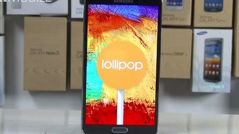 İşte Android 5.0 Lollipop yüklü Galaxy Note 3 [video]