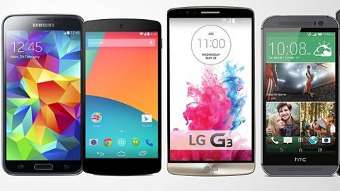 Android 5.0 ve KitKat yüklü Galaxy S5, HTC One (M8), LG G3 ve Nexus 5 performans karşılaştırması