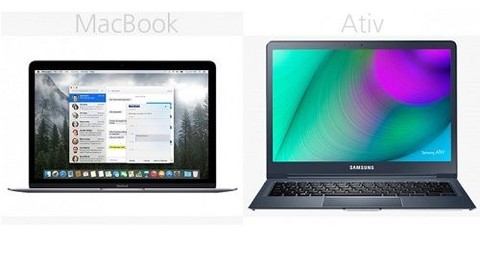 Yeni nesil MacBook ve Samsung Ativ Book 9 karşılaştırması