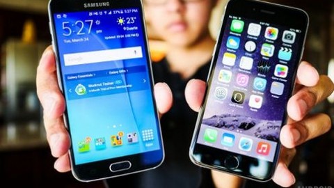 Galaxy S6 ve iPhone 6 kozlarını paylaşıyor!